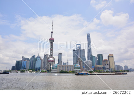 Buildings in Shanghai and Pudong 26672262