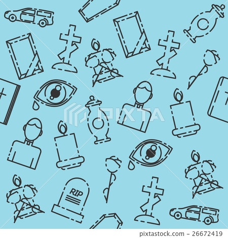 Funeral set pattern Funeral set pattern 26672419