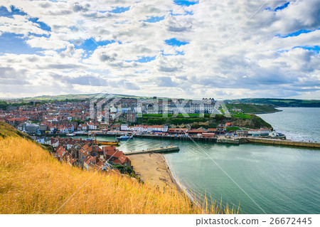 Whitby abbey is a seaside town and port Whitby abbey is a seaside town and port 26672445