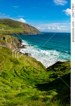 Sandy Beach on Slea Head in Ireland Sandy Beach on Slea Head in Ireland 26673467