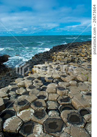 Coast of Giants Causeway in Northern Ireland 26673664