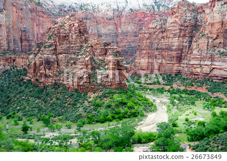 Horseshoe bend of the Virgin River 26673849