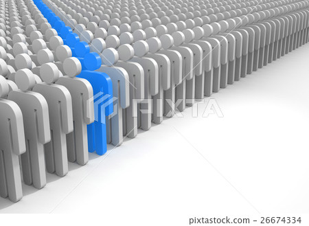 Different people. 3d illustration Different people. 3d illustration 26674334