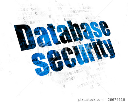 Security concept: Database Security on Digital Security concept: Database Security on Digital 26674616