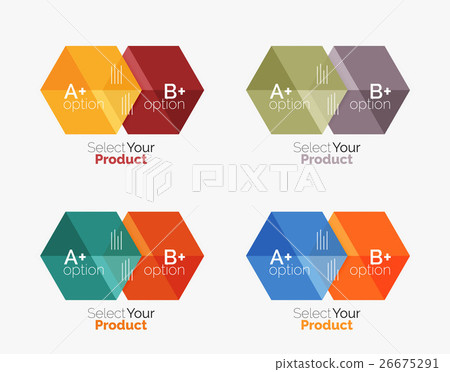Set of abstract geometric hexagon design with Set of abstract geometric hexagon design with 26675291
