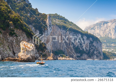 Rocks of Capri, Italian island Rocks of Capri, Italian island 26675318