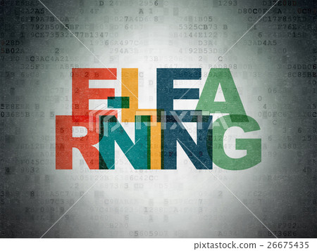 Learning concept: E-learning on Digital Data Paper 26675435