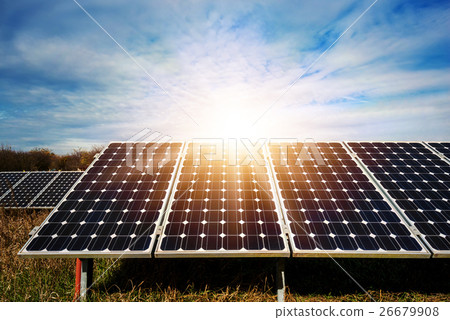 Solar panel, photovoltaic Solar panel, photovoltaic 26679908