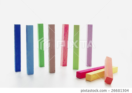 Group colorful chalk Group colorful chalk 26681304