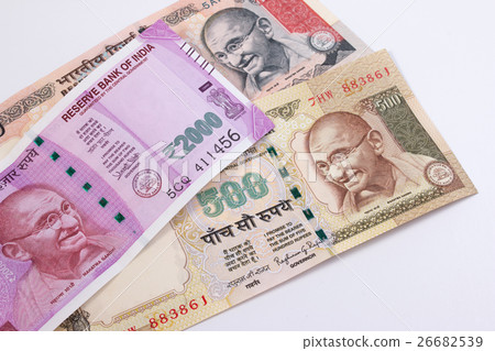2000 rupee new Indian currency over 500 , 1000 rs. 26682539
