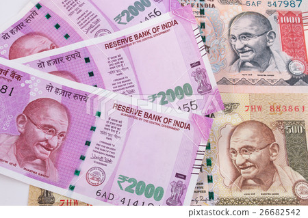2000 rupee new Indian currency over 500 , 1000 rs. 2000 rupee new Indian currency over 500 , 1000 rs. 26682542