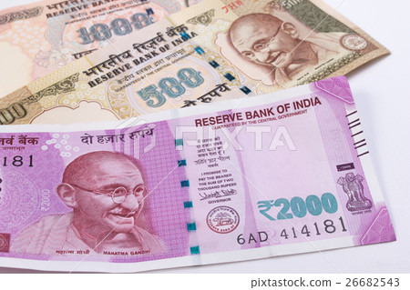 2000 rupee new Indian currency over 500 , 1000 rs. 2000 rupee new Indian currency over 500 , 1000 rs. 26682543