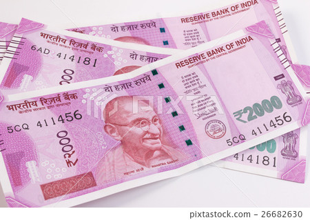2000 rupee, new Indian currency. 2000 rupee, new Indian currency. 26682630