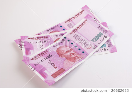 2000 rupee, new Indian currency. 26682633
