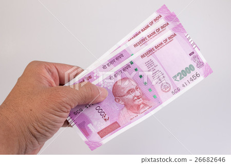 2000 rupee, new Indian Currency. 26682646