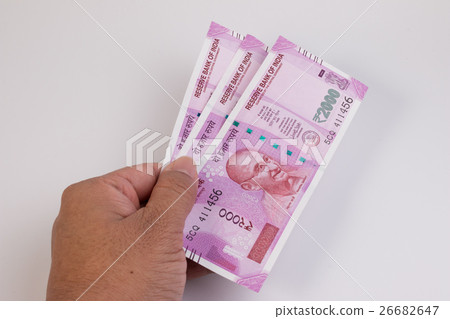 2000 rupee, new Indian Currency. 2000 rupee, new Indian Currency. 26682647