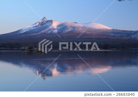Hokkaido Komagatake in early winter 26683840