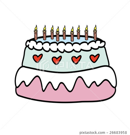 Birthday Cake With Candles Birthday Cake With Candles 26683958