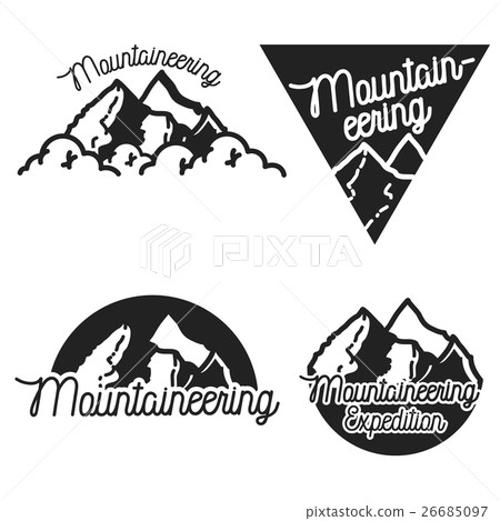 Vintage mountaineering emblems Vintage mountaineering emblems 26685097