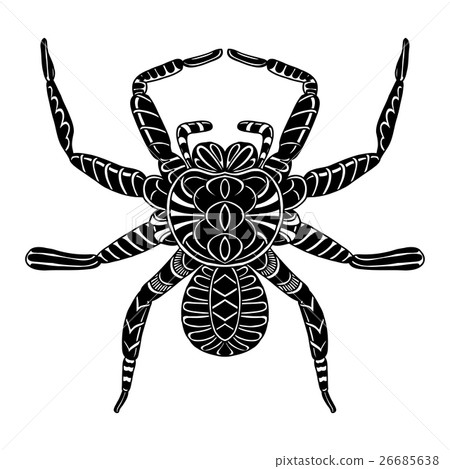 Vector of Abstract Spider 26685638