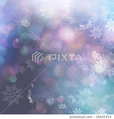 Christmas background with snowflakes. EPS 10 26685914