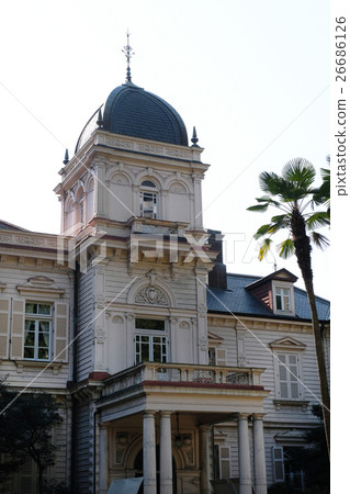 [Important Cultural Property] Former Iwasaki House Garden Western-style building 26686126