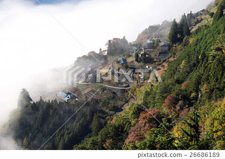[風景，日本最好的100個村莊] Shimoguri no Sato（俗稱“天空村”） 26686189