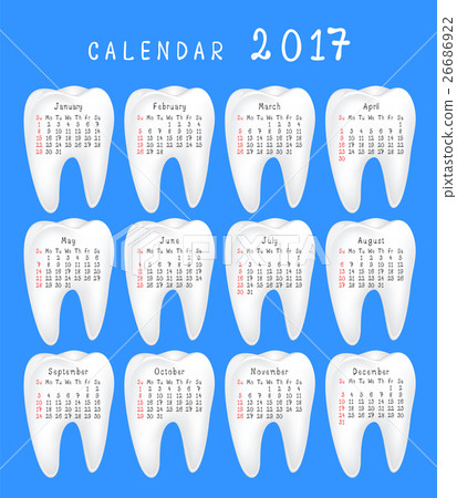 Dental calendar 2017. Dental calendar 2017. 26686922