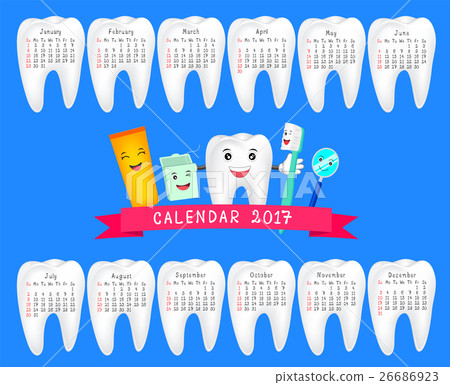 Dental calendar 2017. 26686923