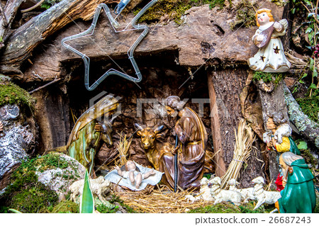christmas nativity scene 26687243