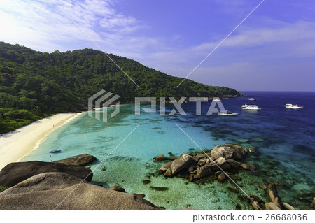 Tropical beach, Similan Islands, Thailand 26688036
