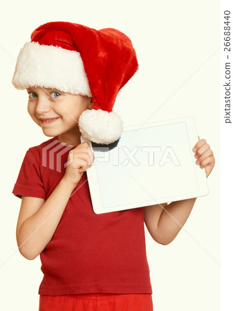 girl in santa hat, christmas holiday yellow toned girl in santa hat, christmas holiday yellow toned 26688440