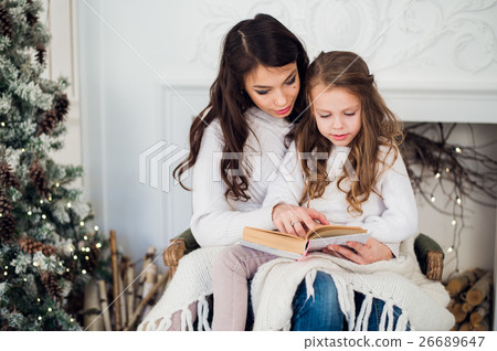 Merry Christmas and Happy Holidays, Pretty young Merry Christmas and Happy Holidays, Pretty young 26689647