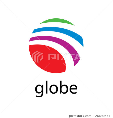 vector logo globe 26690555