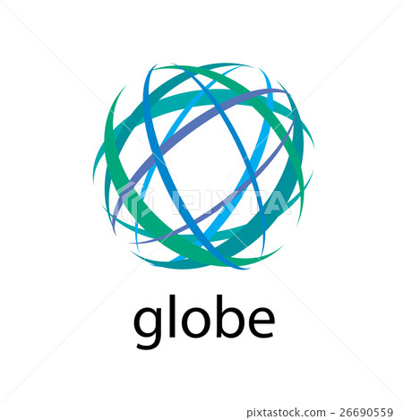 vector logo globe 26690559