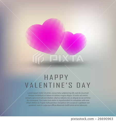 greeting card happy Valentine's day 26690963