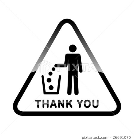 Do not litter, vector sign Do not litter, vector sign 26691070