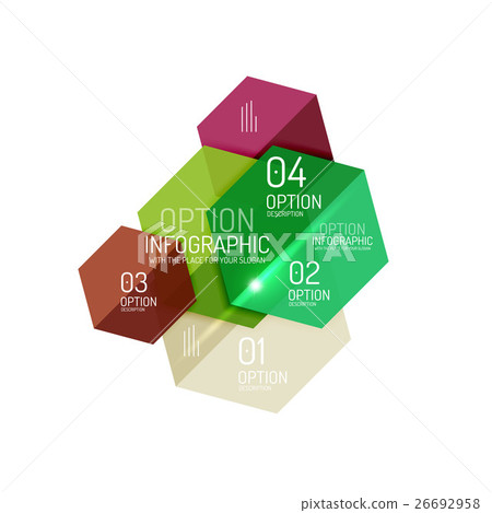 Paper infographic layout design templates 26692958