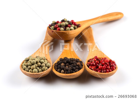 spoons with pepper 26693068
