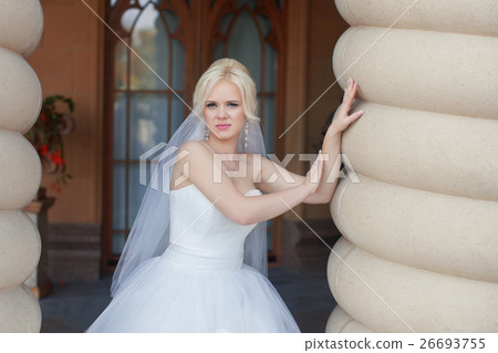 The bride put her hands on the wall texture The bride put her hands on the wall texture 26693755