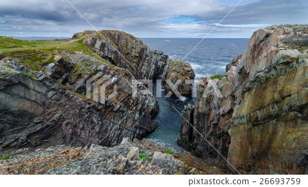 Rocks, boulders, outcrops, Cape Bonavista Nfld. Rocks, boulders, outcrops, Cape Bonavista Nfld. 26693759