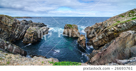 Rocks, boulders, outcrops, Cape Bonavista Nfld. Rocks, boulders, outcrops, Cape Bonavista Nfld. 26693761