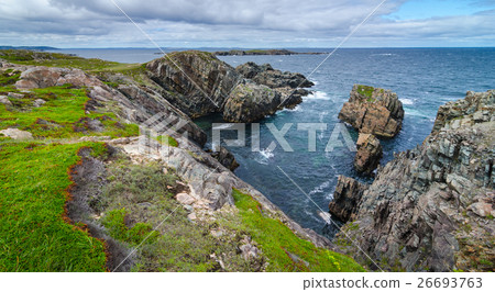 Rocks, boulders, outcrops, Cape Bonavista Nfld. 26693763