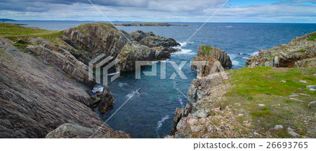 Rocks, boulders, outcrops, Cape Bonavista Nfld. Rocks, boulders, outcrops, Cape Bonavista Nfld. 26693765