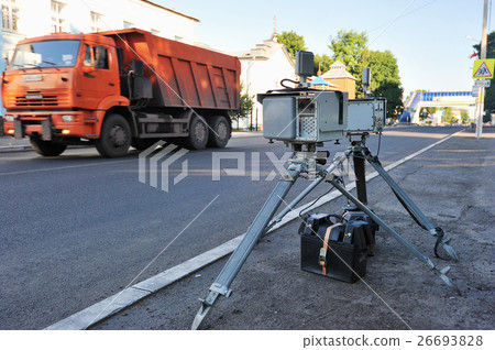 Fixed radar ready to fix speed of motorists 26693828