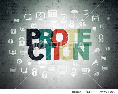Security concept: Protection on Digital Data Paper 26694500