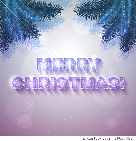 Vector holiday present card Vector holiday present card 26694798