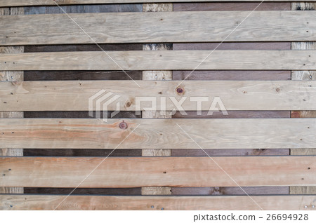 layer of wood plank arranged as a wall 26694928