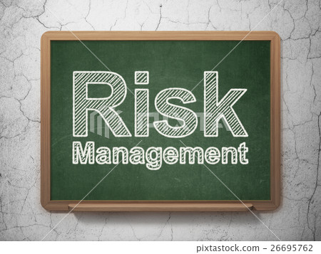 Business concept: Risk Management on chalkboard Business concept: Risk Management on chalkboard 26695762