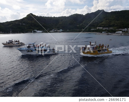 Departure from Chichijima · Futami Port 26696171